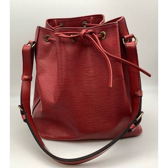Louis Vuitton Epi Noe Red Leather Bag - Picture 1 of 5